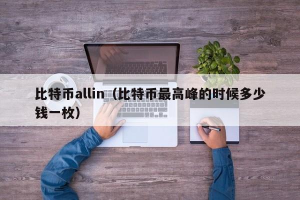 比特币allin(比特币最高峰的时候多少钱一枚)