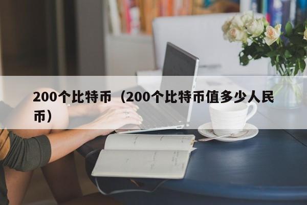 200个比特币(200个比特币值多少人民币)